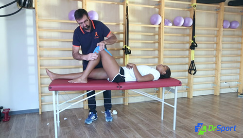 Comment réaliser un kinésio tape pour une tendinite rotulienne ?