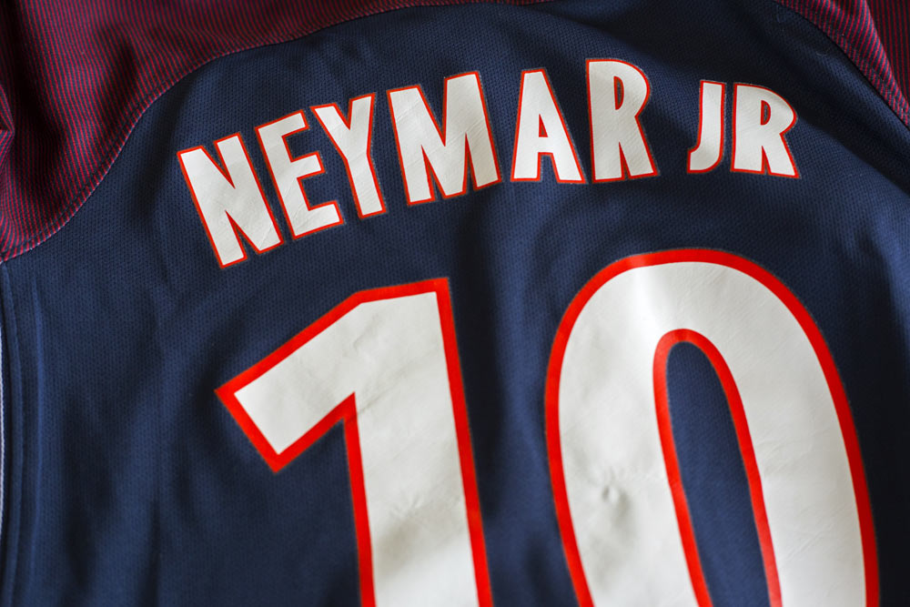 maillot de Neymar au Paris Saint Germain