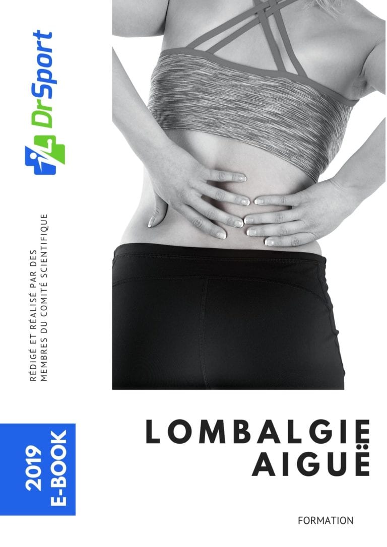 la lombalgie aigu, visuel de l'ebook DrSport
